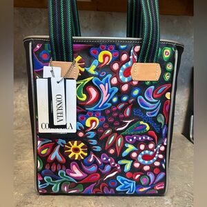 Consuela Posh Embroidered Chica Tote NWT